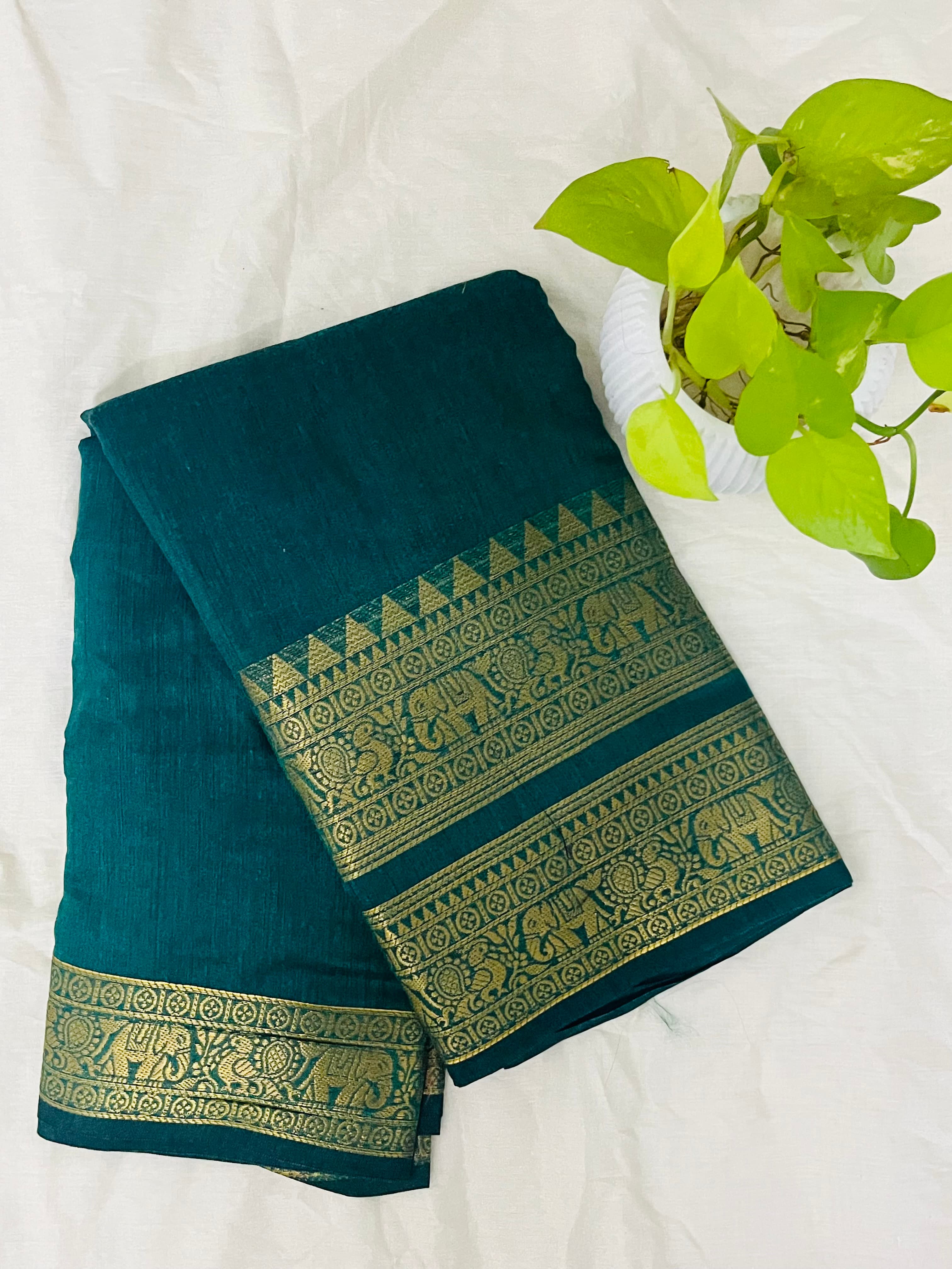 Semi silk kanchi cotton